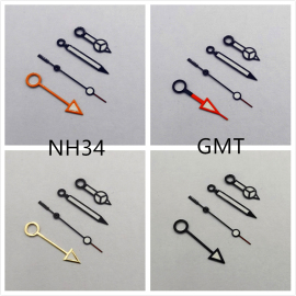 改装手表工具指针配件GMT秒针配件适配NH34全自动机械机芯个性DIY