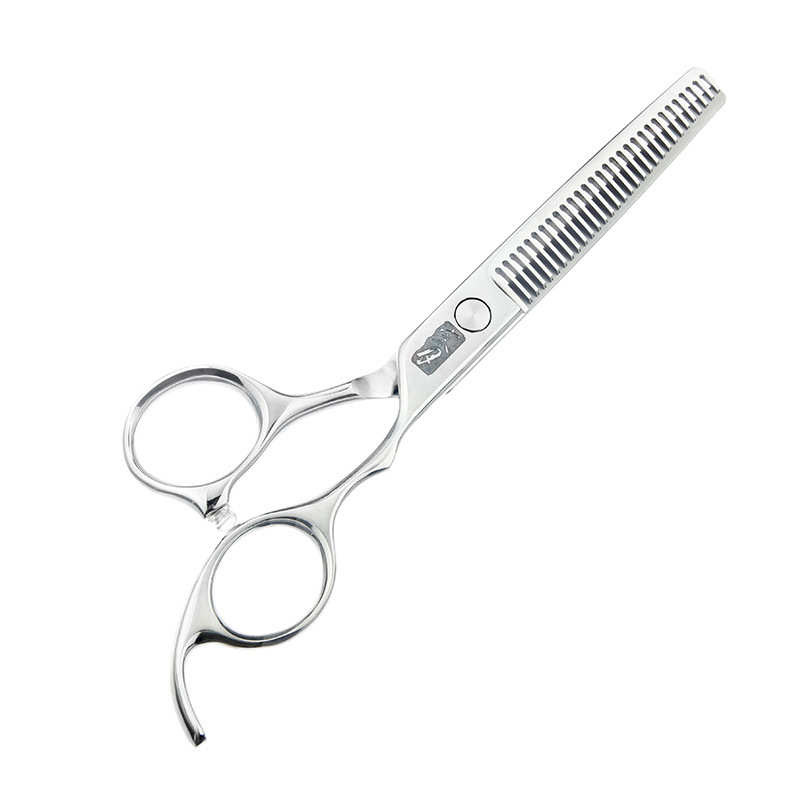 寒月6寸高档440C理发剪刀牙剪打薄剪碎发剪理发师专业美发剪