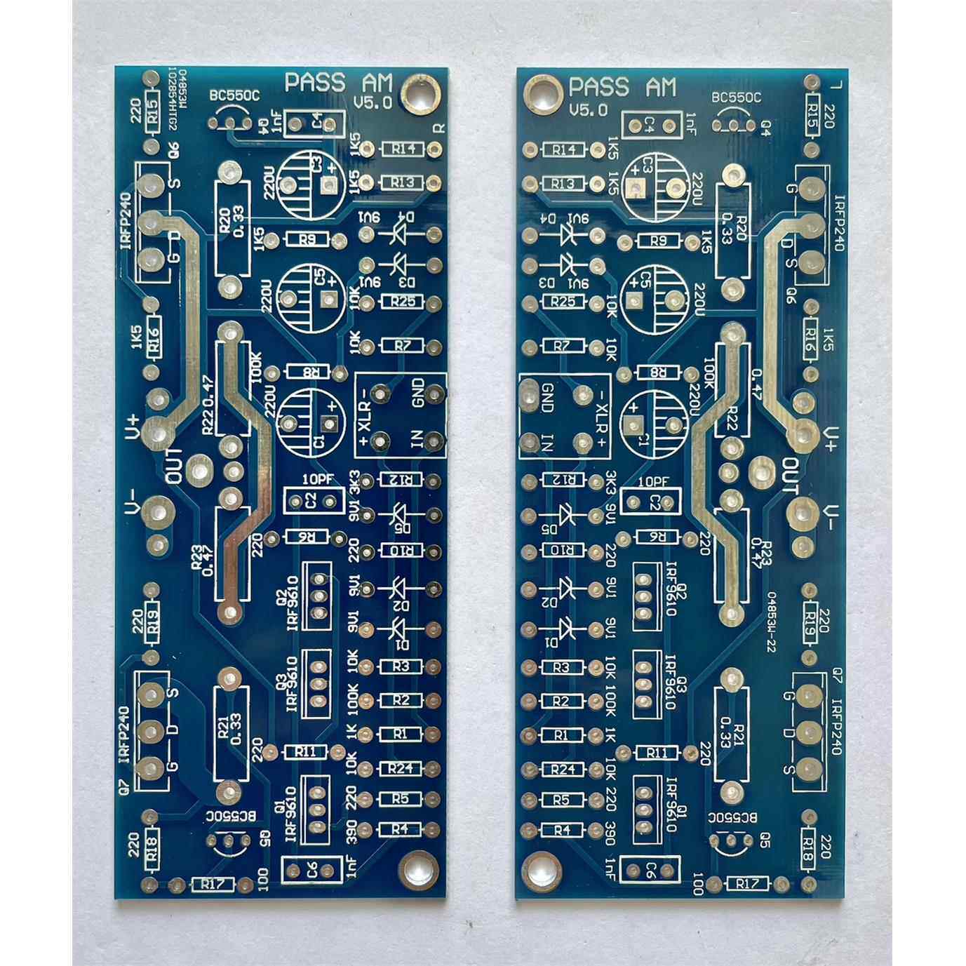 Pass AM 功放板 单端甲类 镜像板 胆味暖声 PCB 空板 一对价