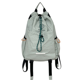 羽毛球包薄荷曼波色男女网球拍背包轻便动旅游大容量抽绳双肩书