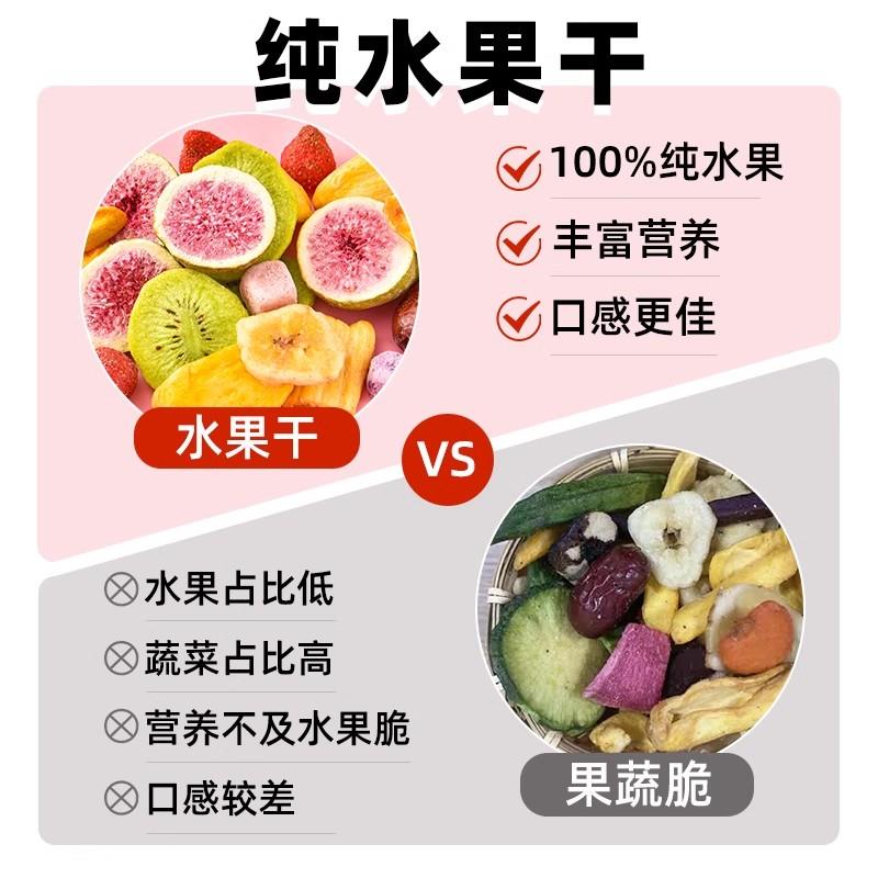 央妈推超市官方旗舰店综合什锦水果干冻干果蔬脆蔬菜干混合装零食