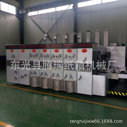 厂家供应纸箱印刷设备高速水墨印刷机开槽模切一体机高速印刷