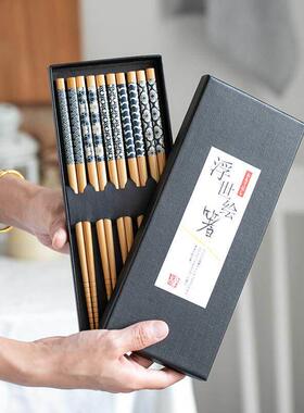 Chinese Gifts style Crafts souvenir chopsticks With gift box