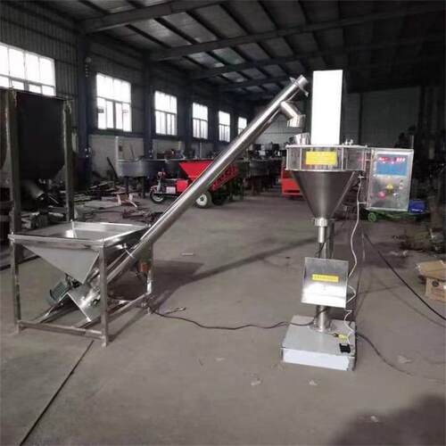 粉末颗粒包装秤 操作简单工作稳定 自动定量 螺旋式包装机器