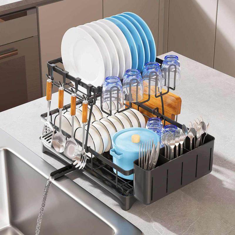 厂家批发 厨房置物架台面多功能碗碟沥水架筷勺杯收纳厨房整理架,厨房/烹饪用具,厨房抽屉置物架,淘宝优惠券,粉丝福利购,淘宝优惠卷