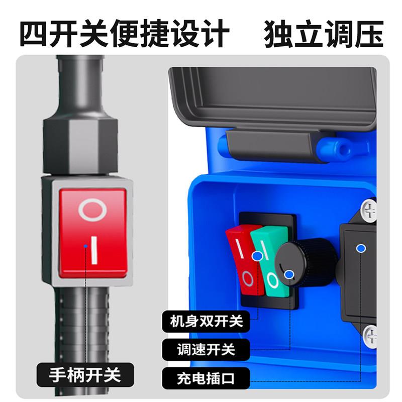 压新款农电动喷雾器用高锂电池HGC消毒喷药全自机动搅拌洗瓶喷壶