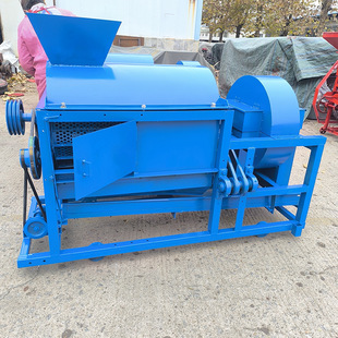 面粉厂下脚料加工 麦杂碎麦脱粒筛选机 水稻尾巴水稻芋子脱粒机