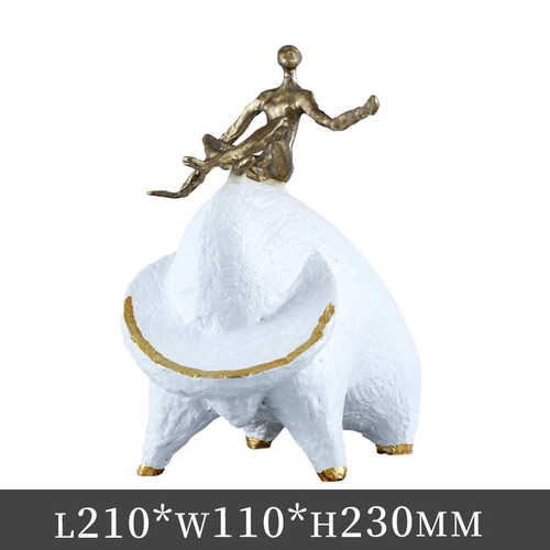 装饰品艺术简约异兽卡通奇趣创意北欧外星摆件样板房桌面儿童男孩