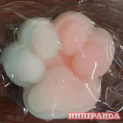 可爱的TPR梯度Taba湿猫爪挤压玩具慢Reb