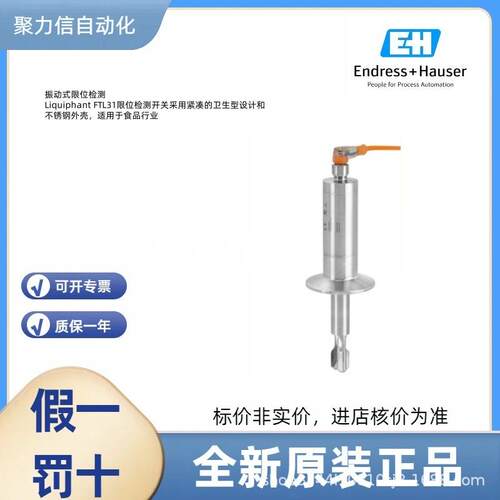 FTL31-AA1U2AAWBJ 恩德斯豪斯E+H 音叉液位开关 压力变送器 电极