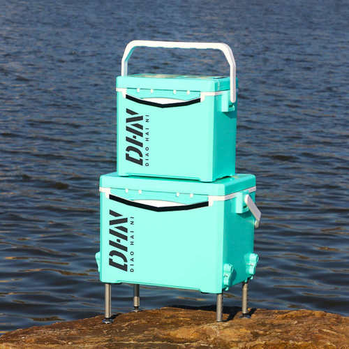 DHN钓箱全套路亚2023新款小型鱼箱可坐超轻便20L迷你多功能装鱼桶