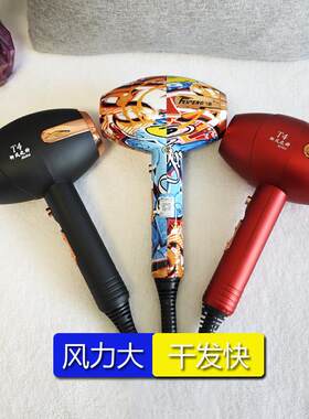 发廊专用吹风机家用大功率负离子吹风机速干高速恒温护发型师涂鸦