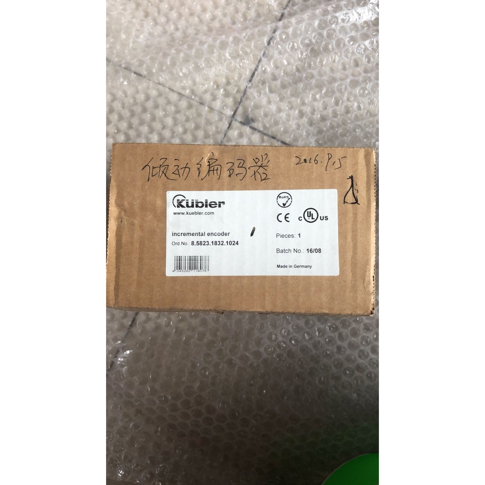 全新原装 KUBLER  8.5823.1832.1024 实物拍摄 现货