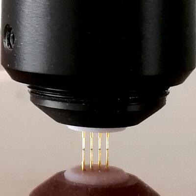 苏州涂层方阻探头ST2558B-F03小尺寸薄膜方阻直线四探针现货电测
