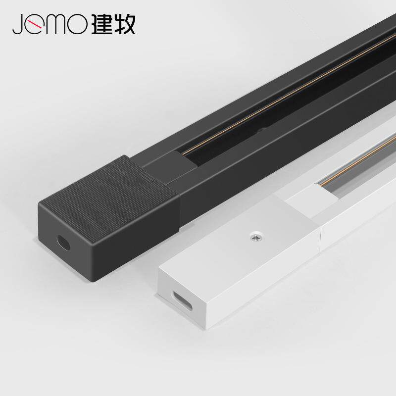 led轨道灯轨道条1米全套服装店射灯背景墙铜导轨条直接转接头路轨