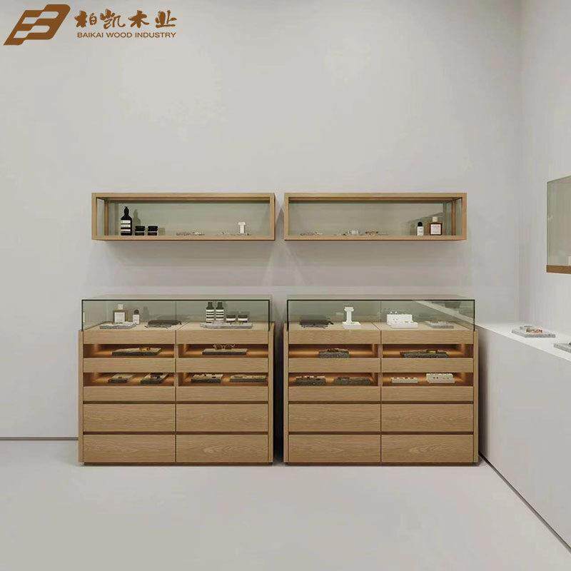 日韩展示柜饰品展示柜珠宝柜精品首饰展柜玻璃多层采购简易柜台