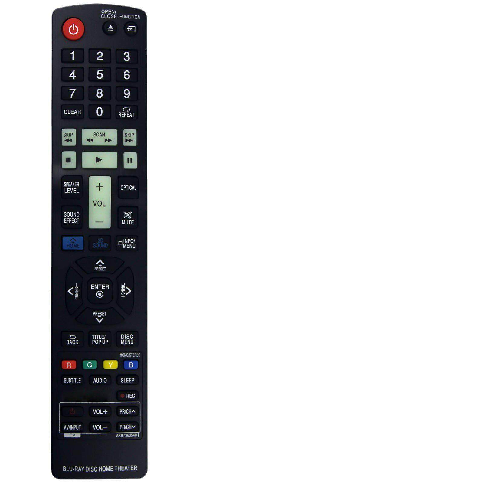 适用LG蓝光DVD遥控器AKB73275501 AKB73635