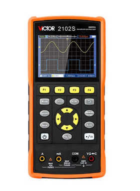 胜利240/270/2102/2202数字示波表彩屏双通道万用表信号源示波器