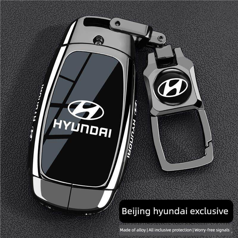 北京现代第七代伊兰特钥匙扣专用Ix35菲赛塔索纳塔升达男士车壳扣