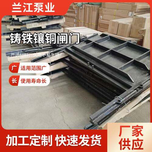 闸门 方圆一体式双止水调节闸门 手电两用启闭机碳钢不锈钢闸门