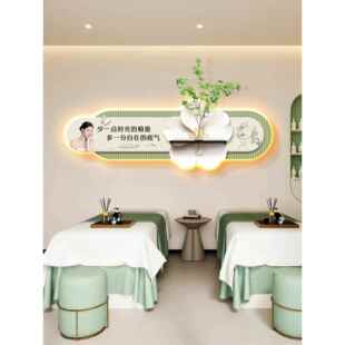 现代简约美容院氛围布置墙上装饰画养生馆形象墙灯画护肤美甲挂画