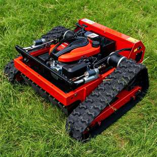 出口东南亚遥控履带式割草机 荒草地自走式除草机 绿化草坪修剪机