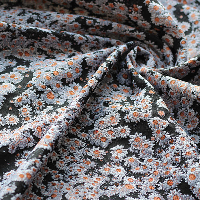 小雏菊碎花浮雕提花面料复古做旧风格挺括提花布蓬蓬裙鞋帽布料,纺织面料/辅料/配套,服装花边,淘宝优惠券,粉丝福利购,淘宝优惠卷