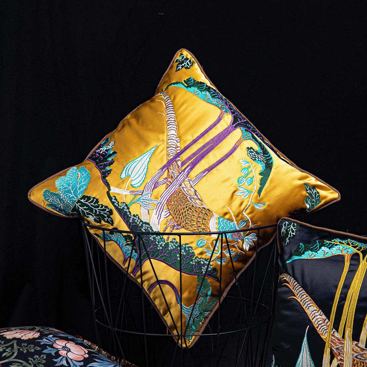 美式复古抱枕软装设计师抱枕套样板房家居沙发靠枕床头靠垫套