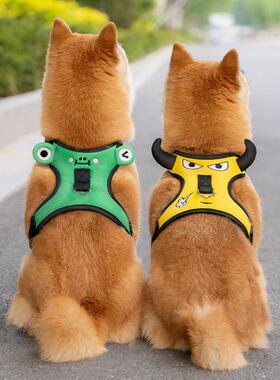 狗狗牵引绳泰迪用品狗绳子狗炼 炼 遛狗柴犬中小型犬宠物背心式胸