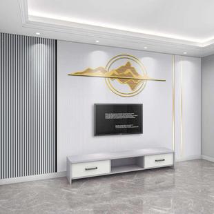 墙纸定制3d立体现代简约轻奢电视背景墙壁纸客厅壁布卧室壁画自粘