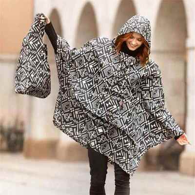 德国reisenthel迷你户外徒步骑行雨衣漂流雨披游乐园斗篷轻便收纳