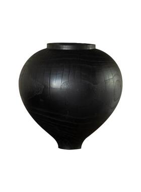侘寂风中古大肚花瓶电视柜样板间轻奢高级感复古装饰品摆件