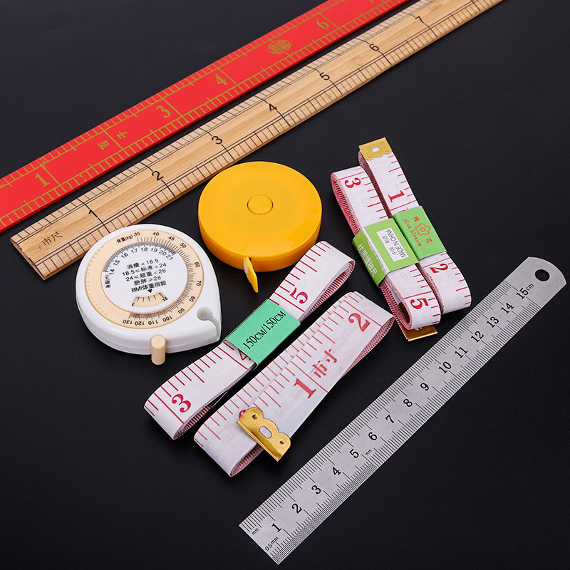 加宽裁缝皮尺软尺卷尺米尺量角器