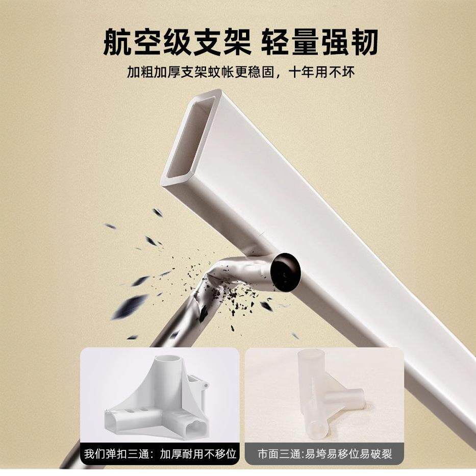新型防家摔帐蚊新款用室婴卧儿童防止掉床全底罩式床围栏28纹帐