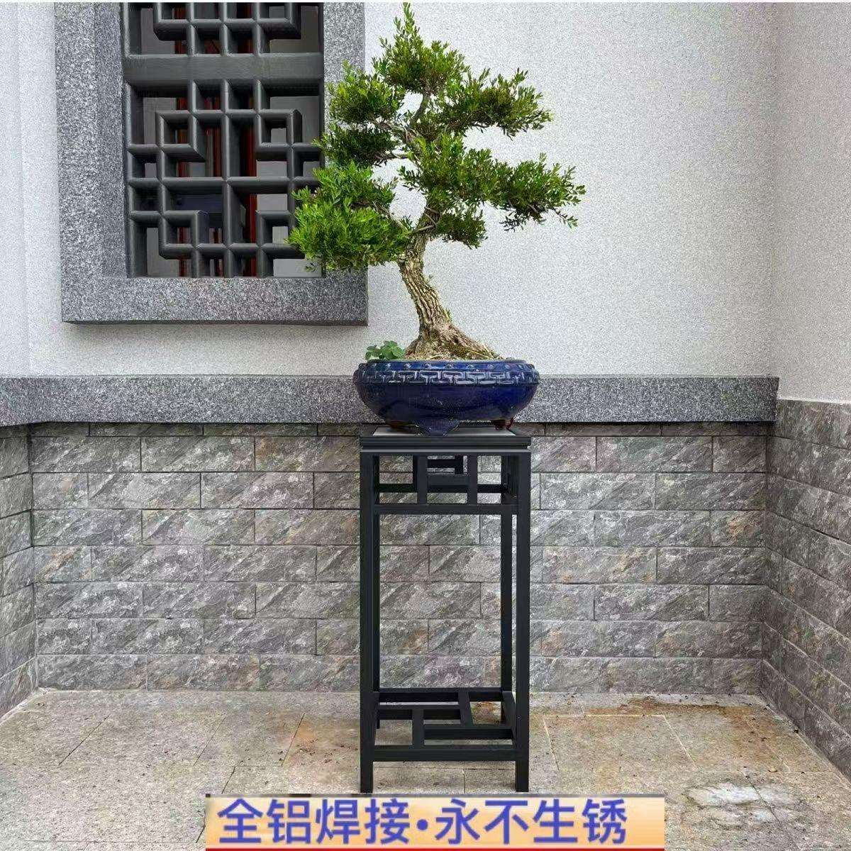 超承重铝合金花架铝艺客厅室内花架大型盆景架鱼缸架艺术品底座