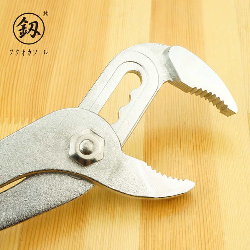 釰福冈工具多功能水泵钳多功能水管钳多档调节管子钳管钳子扳手