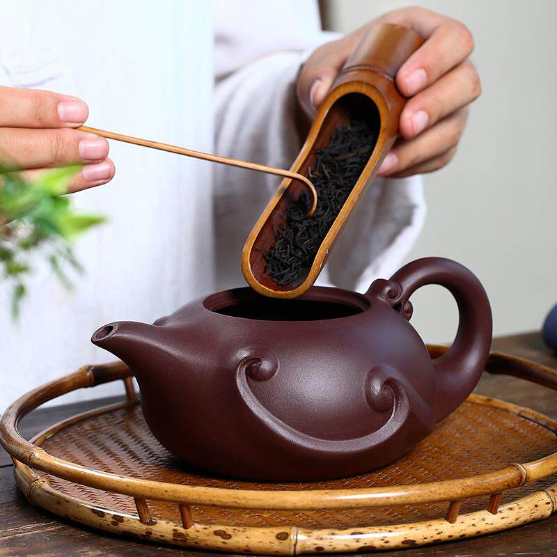 宜兴名家原0矿陈腐紫泥紫砂壶瀛纯手工泡ZD-H1363龙茶壶大容量42