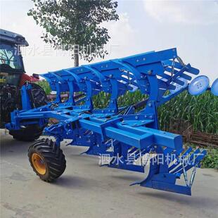 农用430液压卡座翻转犁水田旱地两用耕地机全钢板翻转铧式 犁