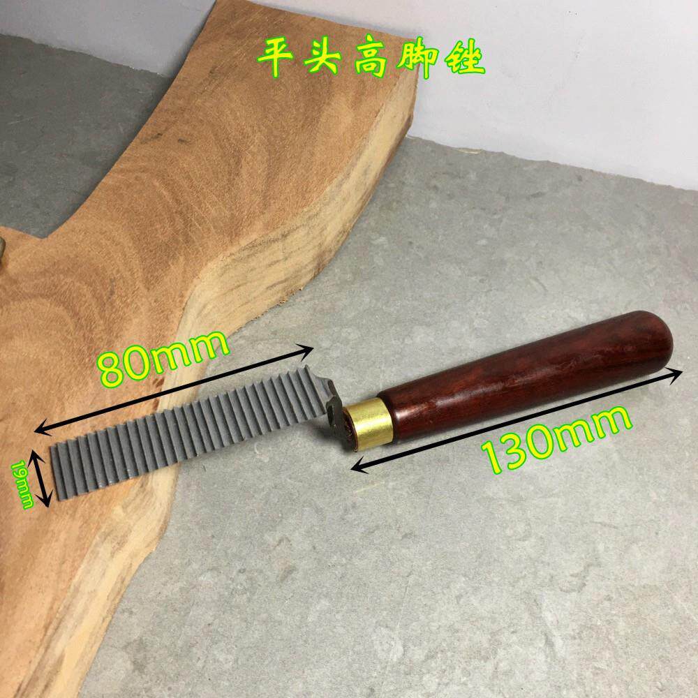 红木白钢木锉锉刀马牙白刚高脚打磨锉七杆木工细齿什锦锉新款工具