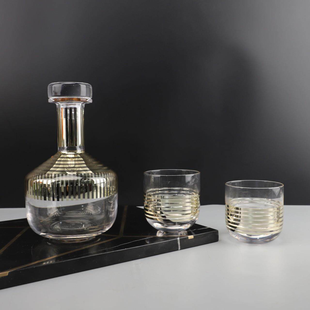 北欧创意玻璃醒酒器酒具套装吧台餐厅酒柜红酒威士忌分酒器装饰品
