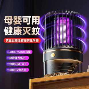 灭蚊灯家用卧室静音紫外线光触媒物理灭蚊器婴儿孕妇专用驱蚊灯