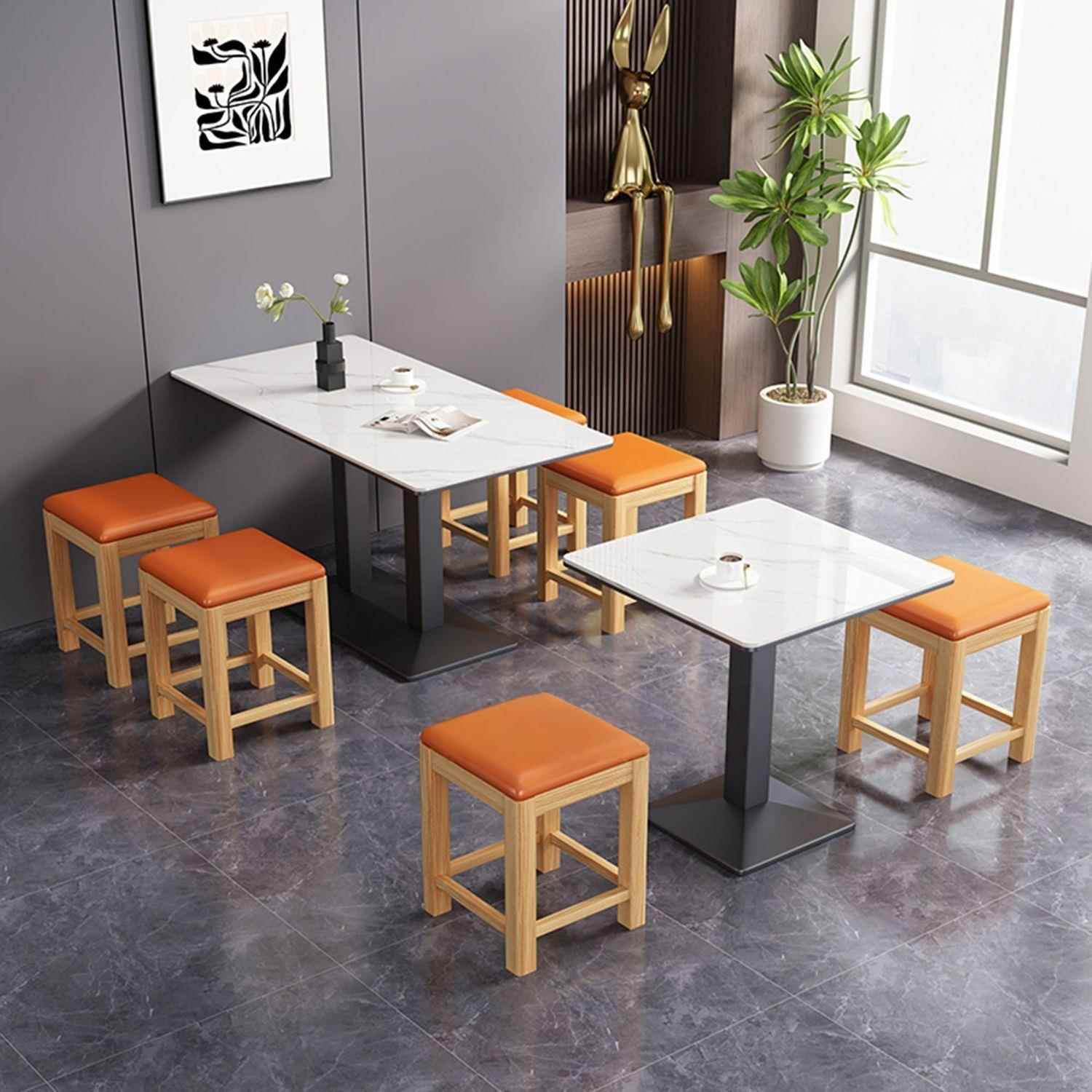 岩板商用小吃面馆奶茶食堂水饺饭店麻辣烫店餐桌烧烤饭店快餐桌椅