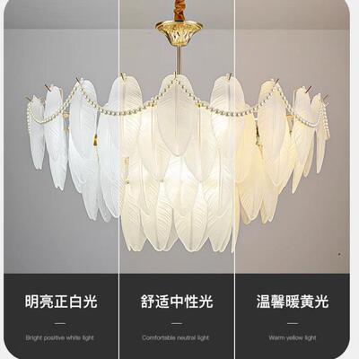 澳洲saa法式客厅吊灯轻奢玻璃复古现代简约浪漫餐厅主卧室灯具