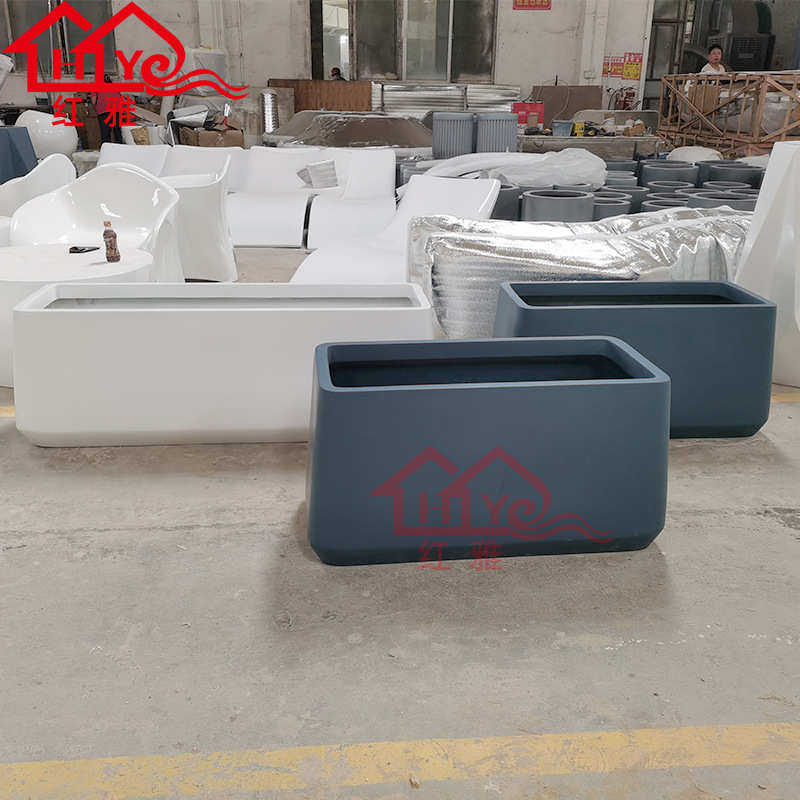 长方形花庭院售楼部种植景观商场箱器花户外槽组合花花盆玻璃钢,鲜花速递/花卉仿真/绿植园艺,花盆,淘宝优惠券,粉丝福利购,淘宝优惠卷