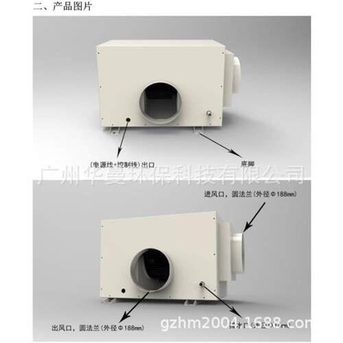 壁挂式除湿机管道抽湿器家用别墅地下会议室泳池车库吊装式抽湿机