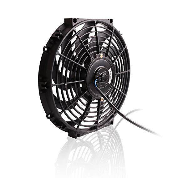 汽车配件 通用发动机风扇14“电动散热器冷却风扇总成套件1000cfm