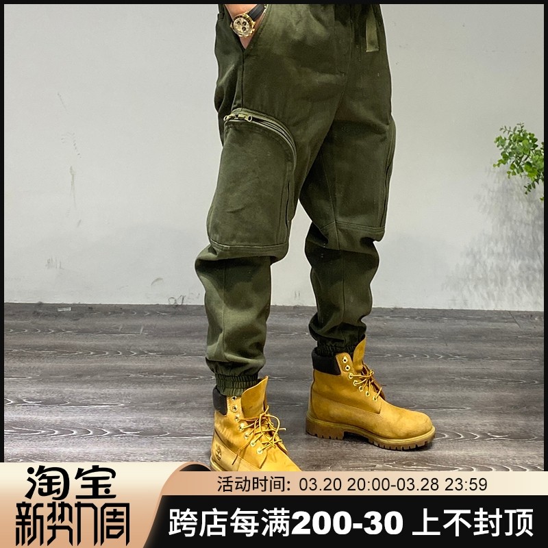 锥形设计！狠帅！春夏男士时尚休闲宽松束口裤萝卜裤多袋工装裤潮,男装,休闲裤,淘宝优惠券,粉丝福利购,淘宝优惠卷