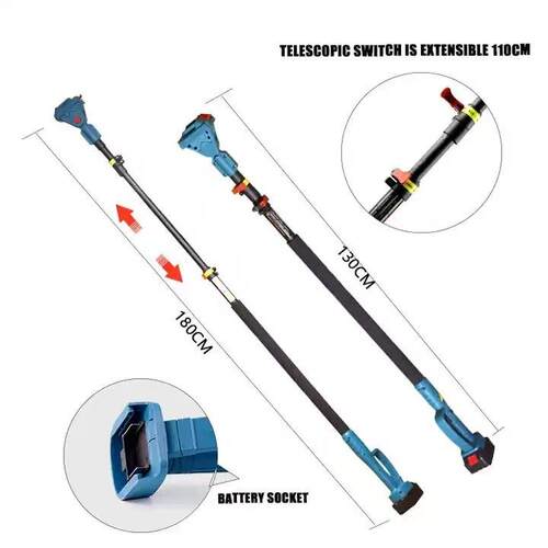 修枝剪高枝锯高空修剪电动修枝剪修枝锯加长高枝粗枝果树园林修剪