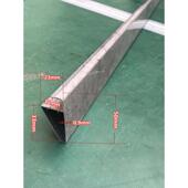砖夹橱柜瓷砖台面铝合金封边挡水条直边下挂收边条包边打灶台配件