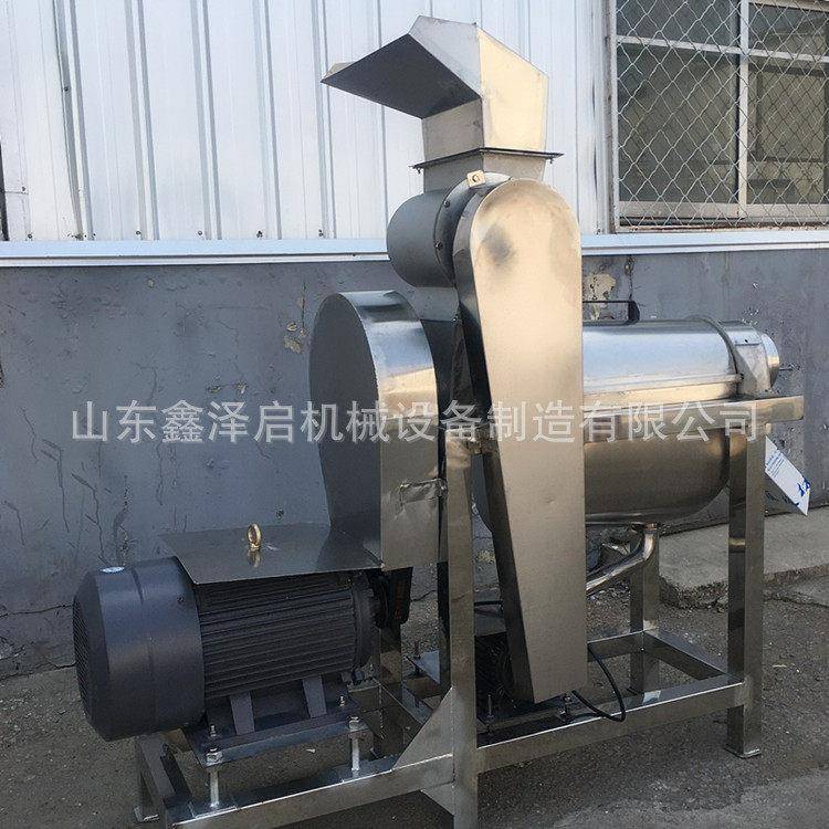大型不锈钢螺旋破碎榨汁机酸木瓜洋葱大产量压榨机柠檬橙子挤汁机